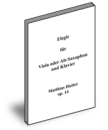 Elegie für Viola oder Alt-Saxophon und Klavier, Op.14